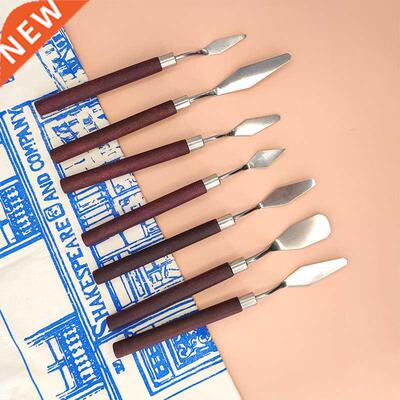 7Pcs/Set Stainless Steel Oil Painting Knives Artist Crafts S