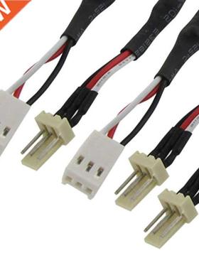 5 Pcs 3 Pins Noise Reduction Cable Lead for PC Cooling Fan