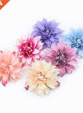 5/10 Pieces Cheap Fake Gerbera Heads Flower Wall Wedding Car