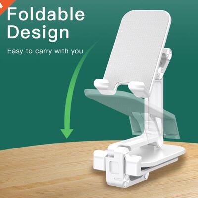 Foldable Tablet Mobile Phone Desktop Metal Stand for iPad iP
