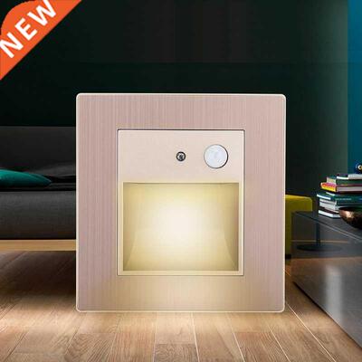 YOYOLUO Recessed Led Wall Lamp PIR Motion Sensor Stair Case