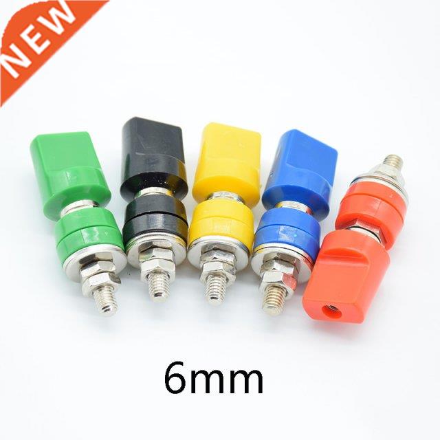 1pcs M6*60 binding post 6mm pure copper flat cap terminal 4m