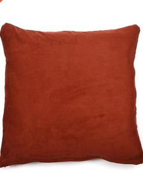 Vintage Linen Cotton Throw Square Pillow Waist Cushion Case