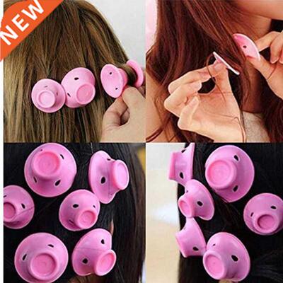10/20pcs Soft Rubber Silicone Hair Curler Twist Hair Rollers