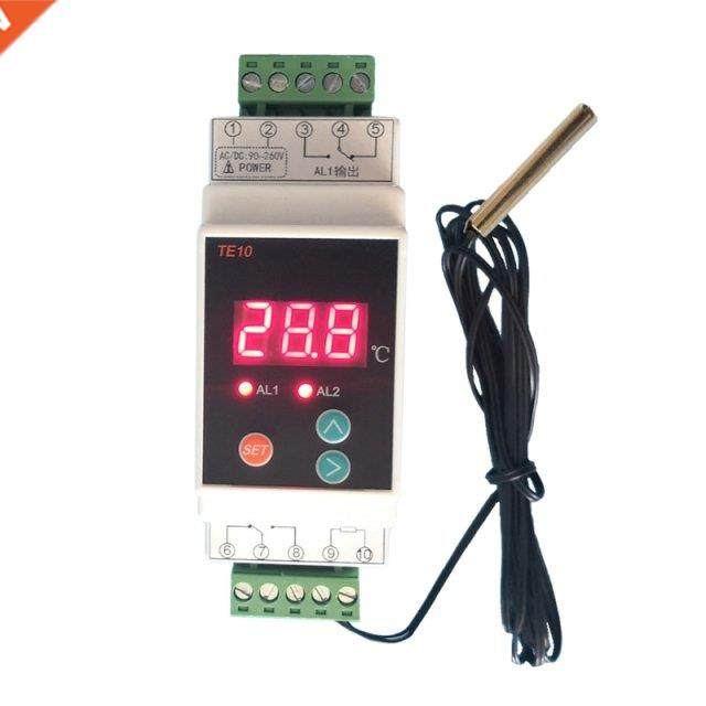 -40~110℃ Din Rail Thermostat with Sensor 2 Way Relay Output