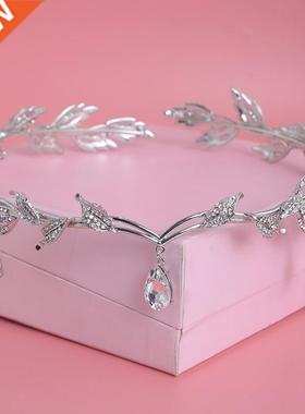 Luxury Cryal Crown Bridal Hair Accessories Wedding Rhine