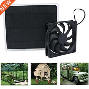 10W 12V Solar Panel Powered Fan Multifunction Mini Ventilato