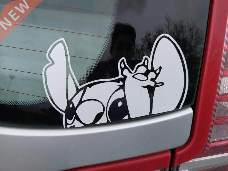 dawasaru car stickers stitch cartoon funny decoration creati