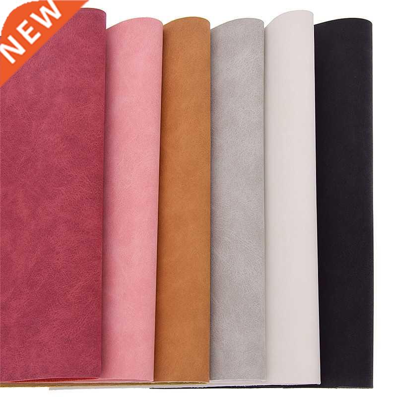 Lychee Life 21x29cm A4 Faux Suede PU Leather Fabric For Garm