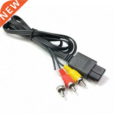 New N64 SNES Gamecube 6FT RCA AV TV Audio Video Stereo Cable