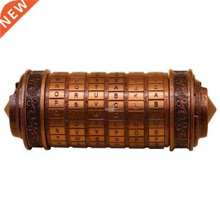Plated Bronze Letter Cylinder Retro Romantic Password Lock