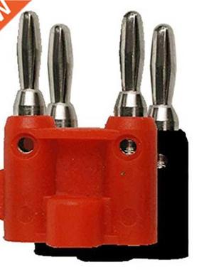 10pack Banana Plug Speaker Connectors Screw Type Black+Red