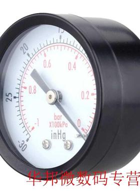 Vacuum Pressure Gauge 0 to -1bar 50 Diameter
