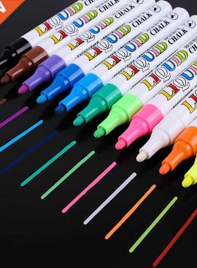 12 Colors set Liquid Chalk Marker Pens for School Art Paint