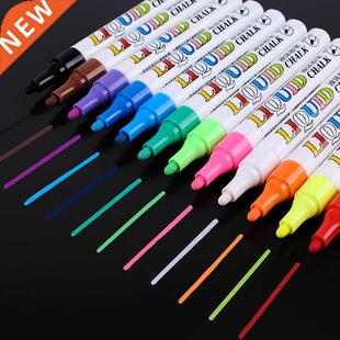 12 Colors set Liquid Chalk Marker Pens for School Art Paint