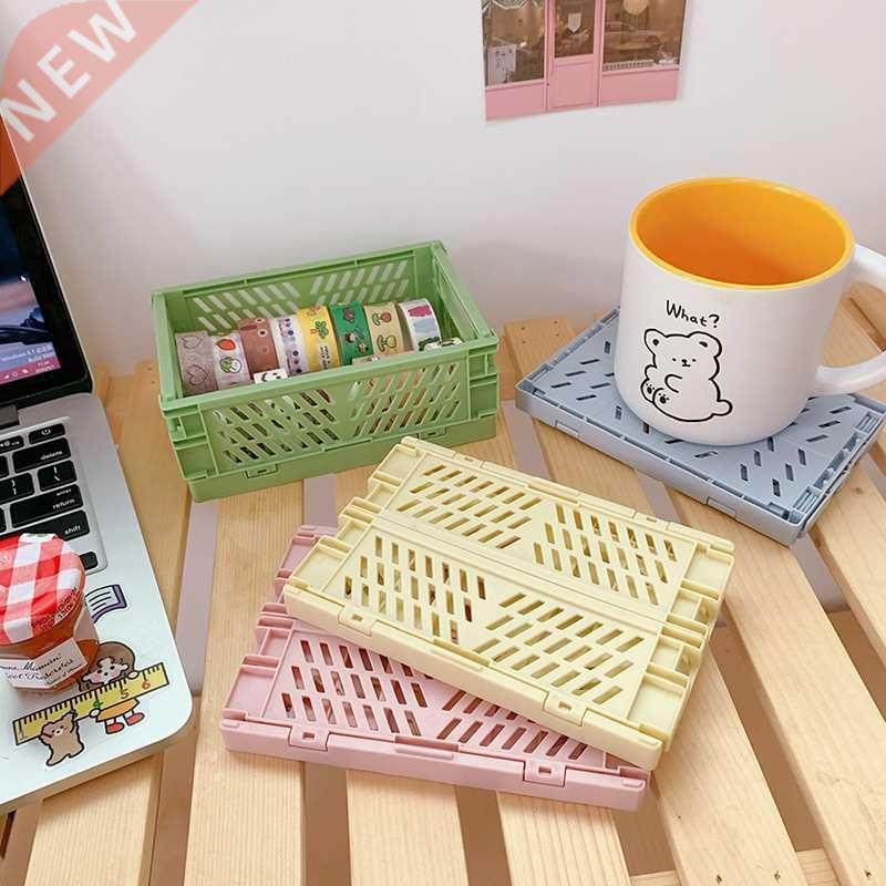 Mini Folding Plastic Storage Box Collapsible Storage Contain