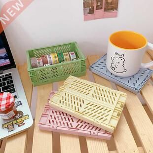 Mini Folding Plastic Storage Box Collapsible Storage Contain