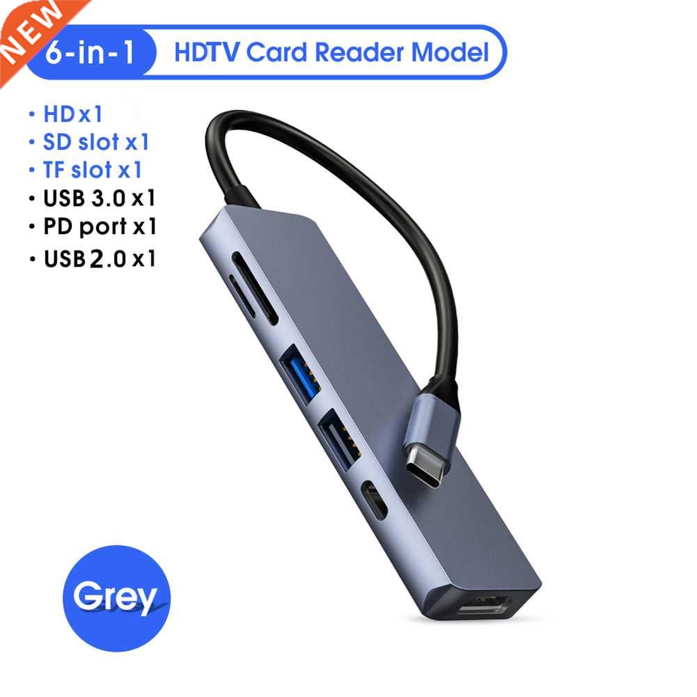 High Speed 5Gbps Type C to HDMI-compatible with PD 3.0 100W