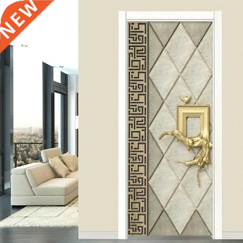 European Style Door Sticker Living Room Bedroom Luxury Home