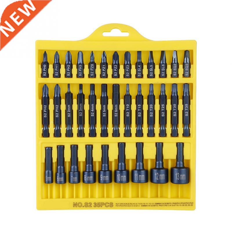 35pcs Bits Screwdrivers Hand Kit