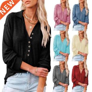 knit lapel pin 2021 sleeve buckle shirt long