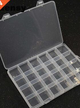 Yidensy 1pcs Square Transparent Plastic Storage Box Case 10/