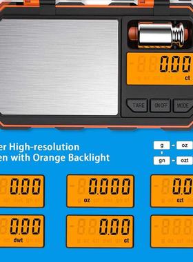 Digital Mini Scale 200g 0.01g Pocket Scale with 50g Calibrat