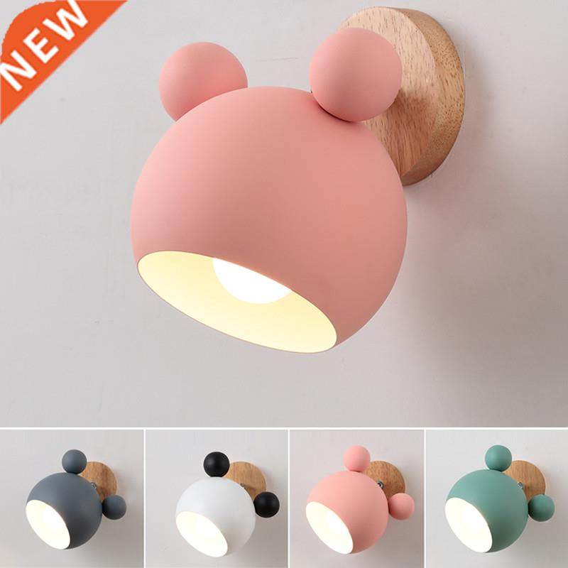 Modern Wall Lamp Colorful Iron Mickey Wall Lamps For Living