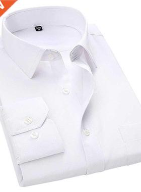 4XL 5XL 6XL 7XL 8XL Large Size Men's Business Casual Long Sl