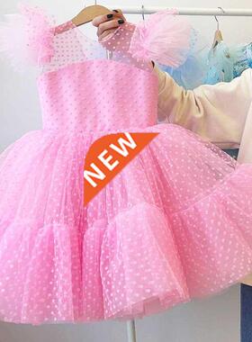 Girls Princess Dress Kids Elegant Wedding Tutu Prom Dresses