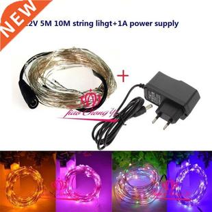 Fairy Bra LED Tree Lights String Wire Silver Bendable 10M