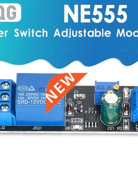 NE555 Timer Switch Module Time delay relay Module DC 12V Del