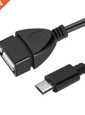 5 Pieces OTG Adapter Micro USB Cables OTG USB Cable Micro US