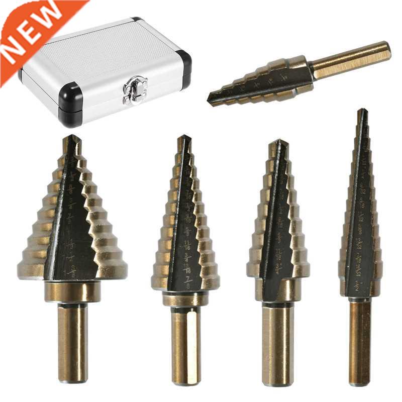 5pcs Step Drill Bit Set HSS Cobalt Multiple He 50Sizes Cob