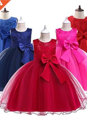 Girl Flower Princess Dress Children Summer Tutu Wedding Birt