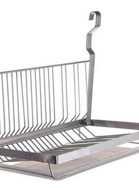 Dish Rack Foldable Dish Drying Rack With Drip Tray For Hangi