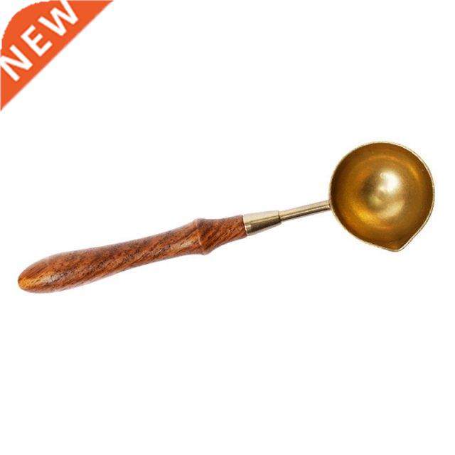 Wax Seal Melting Spoon Vintage Wooden Handle Spoon Wax Seal