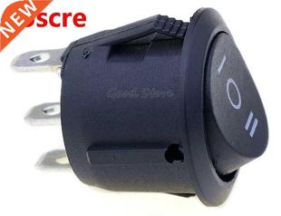 Pin Round KCD1 OFF Black Pcs SPDT New Position