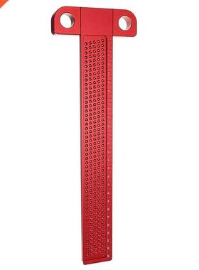 Woodworking Scribe 260mm T-type Ruler Hole Scribing Gauge Al