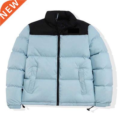 Winter Padded Parkas Men Patchwork Cotton Thick Hooded Parka
