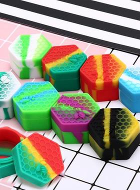 3 Styles 5ml/26ml/35ml Silicone Container Big Hexagon Silico