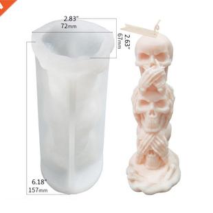 Skull Silicone Style Large Retro Size3D Punk Lastest Mold