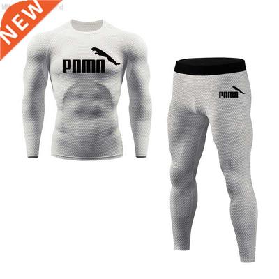 Men Thermal Underwear Winter Long Johns 2 Piece Sports Suit