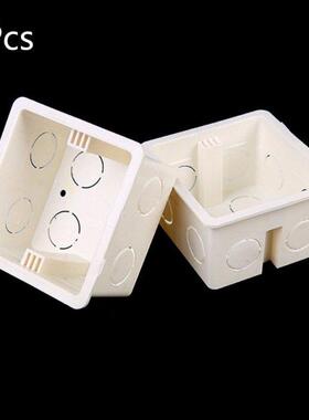 80X80 PVC Junction Box Wall Mount Cassette For Switch Socket