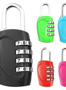 4 Dial Digit Password Lock Combination Suitcase Luggage Meta