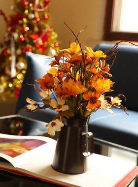 Artfcal Hydrangea Flowers Vase Decoratve Specal Modern