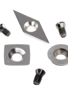 3Pcs Tungsten Carbide Cutters Inserts Set For Wood Lathe Tur