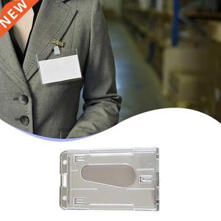 Women Men Student Transparent Holder Cover Bus Cas Card