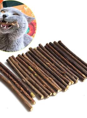 Natural Catnip Pet Cat Mar Toothpaste Stick Matatabi Actin