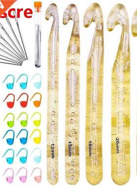 Crochet Hook Sets Stitch Markers Weaving Yarn Needles With
